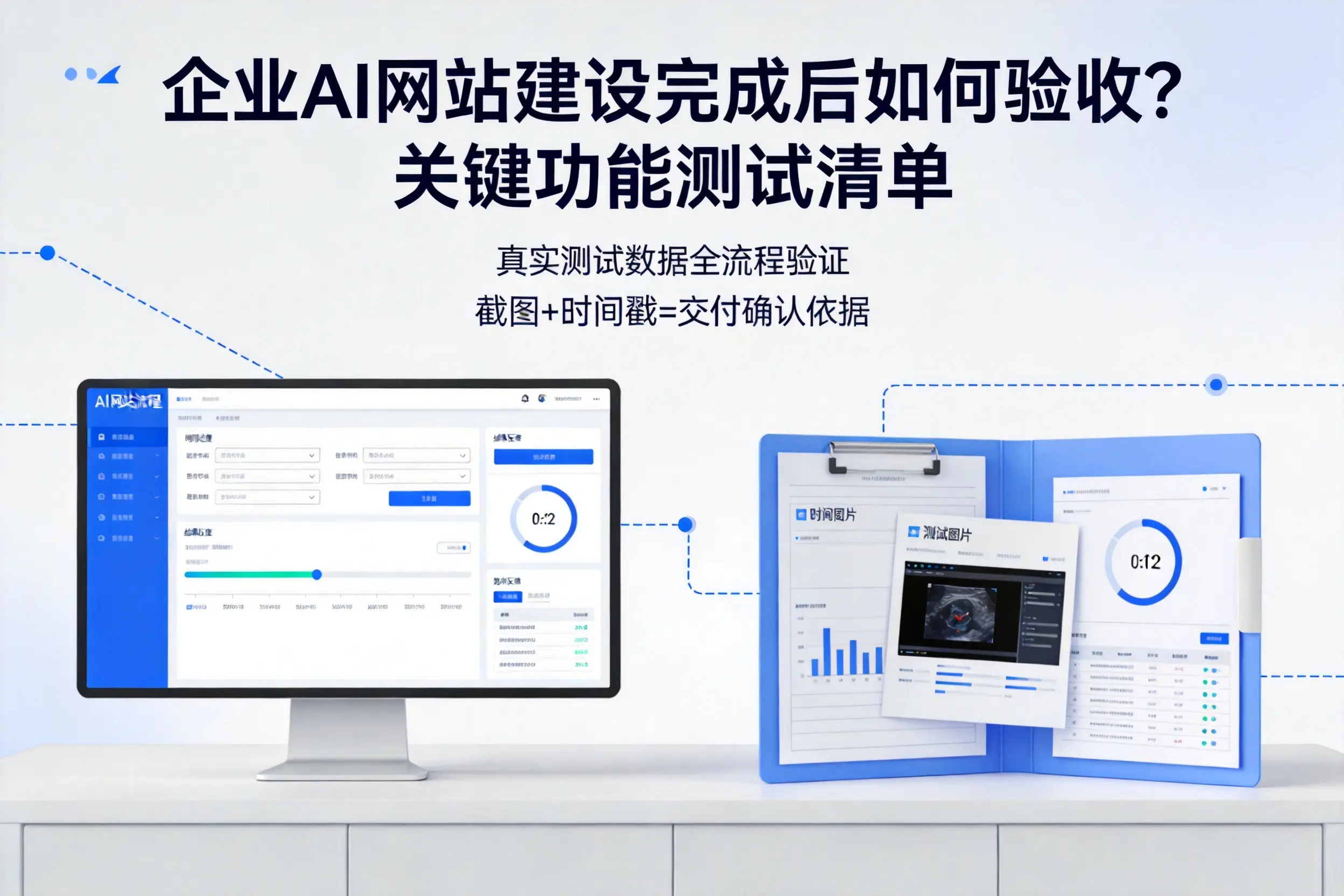镇江企业AI网站建设完成后如何验收?关键功能测试清单
