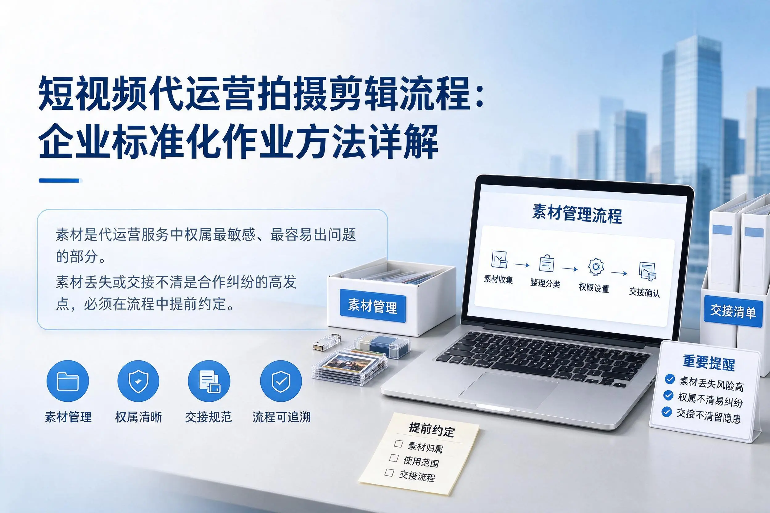 短视频代运营拍摄剪辑流程:镇江企业标准化作业方法详解