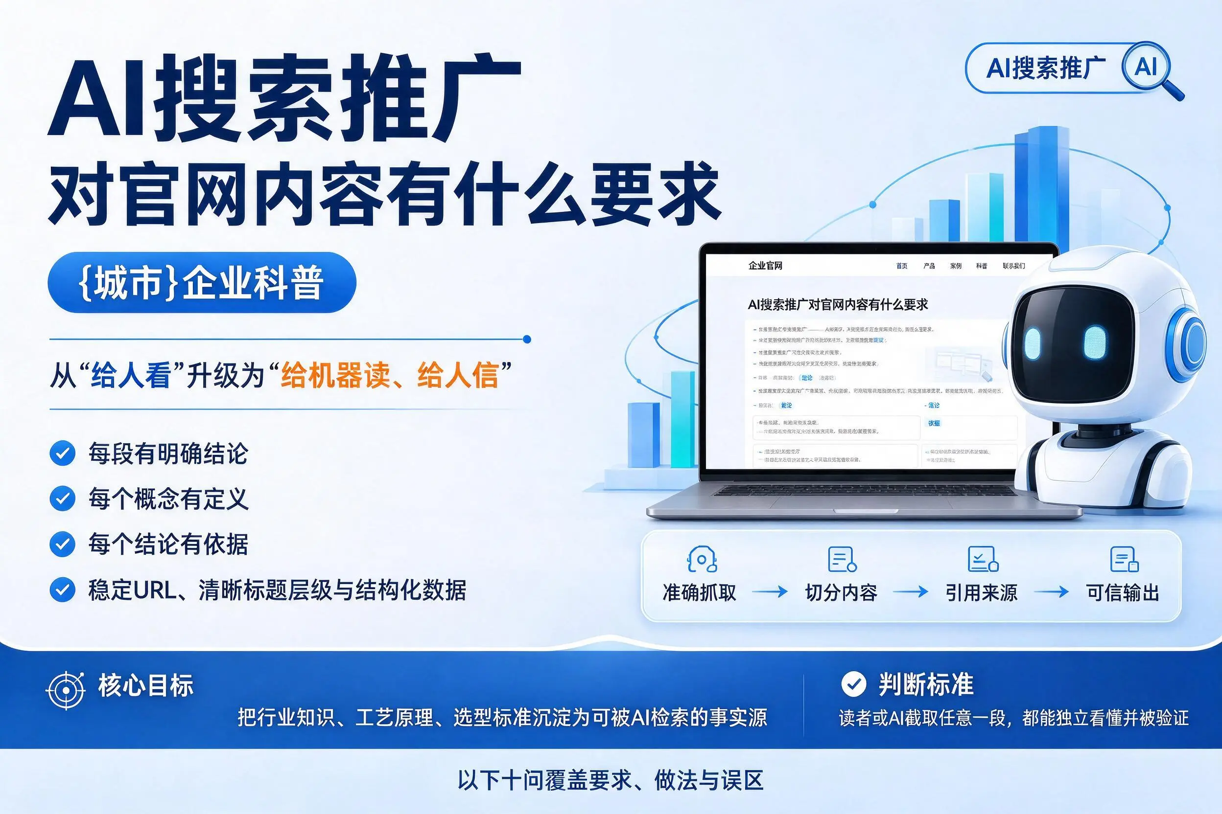 AI搜索推广对官网内容有什么要求,镇江企业科普